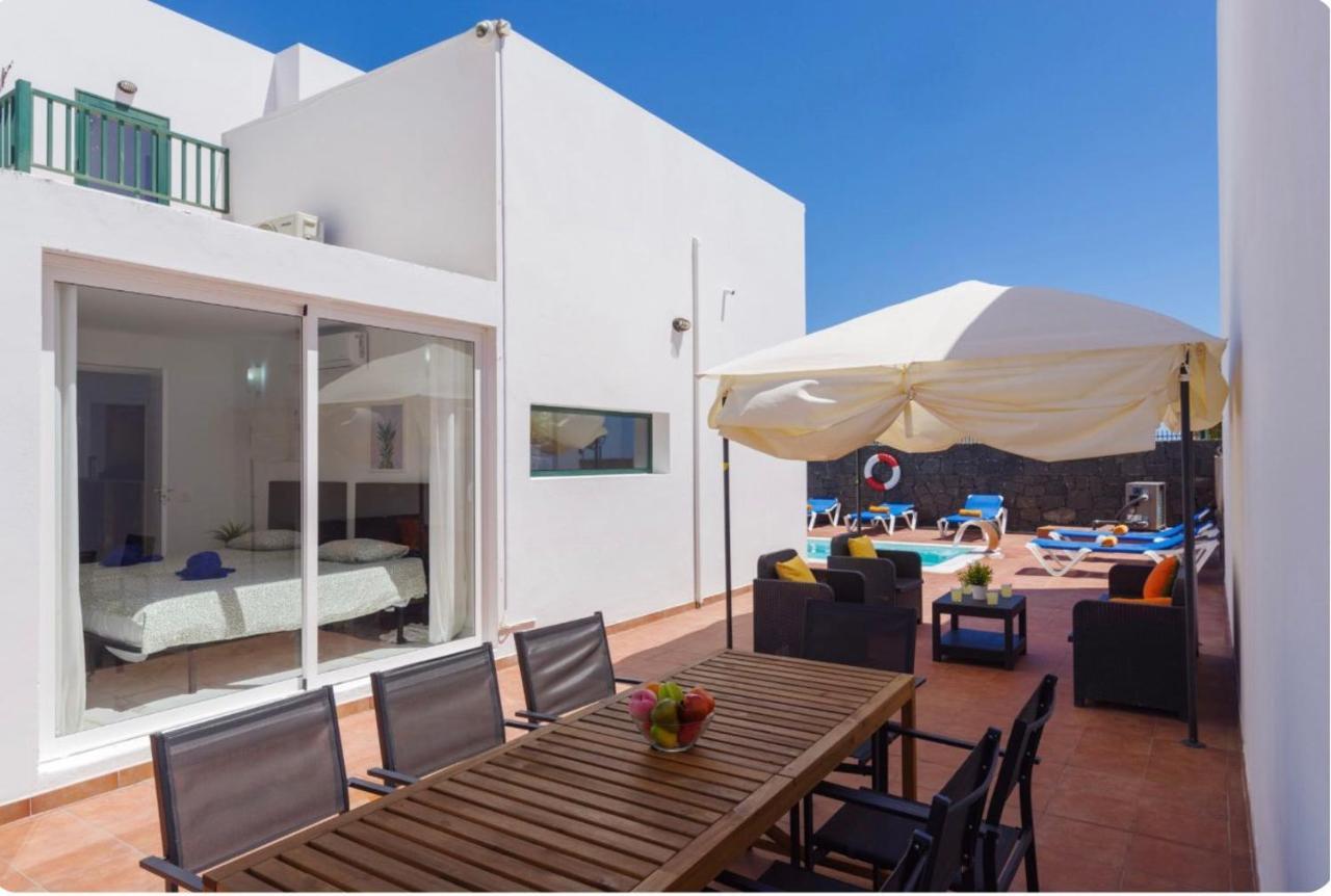 Spacious Private Villa & Private Heated Pool - Villa Sunshine Costa Teguise Eksteriør bilde